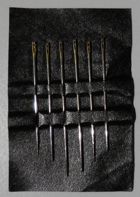 Easy threading needles 3.5cm-4.5cm, 10 cards